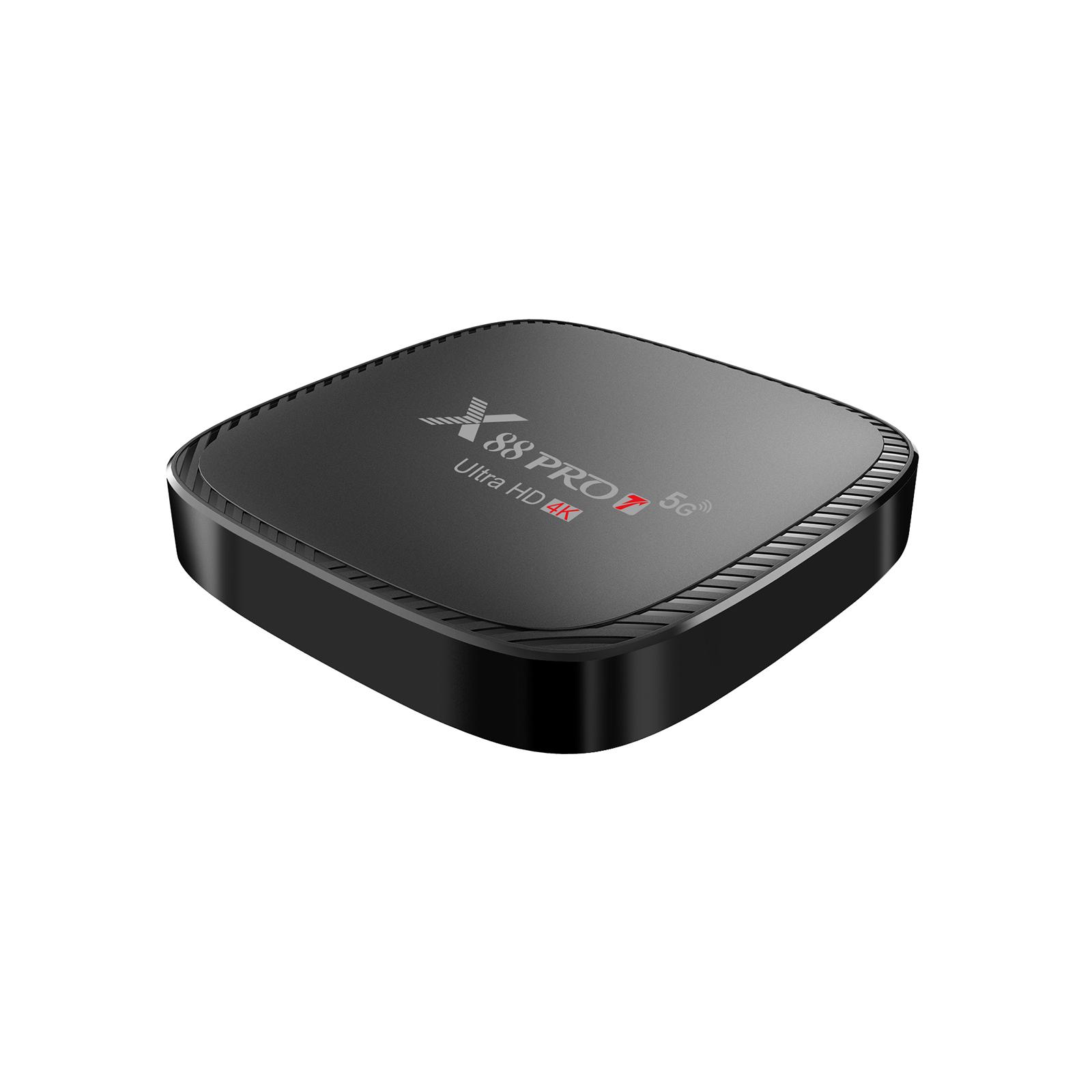 Hộp TV Box thông minh X88 PRO T Android 10.0, trình phát UHD 4K, Quad-core H.265 VP9 2.4G / 5G WiFi băng tần kép 100M