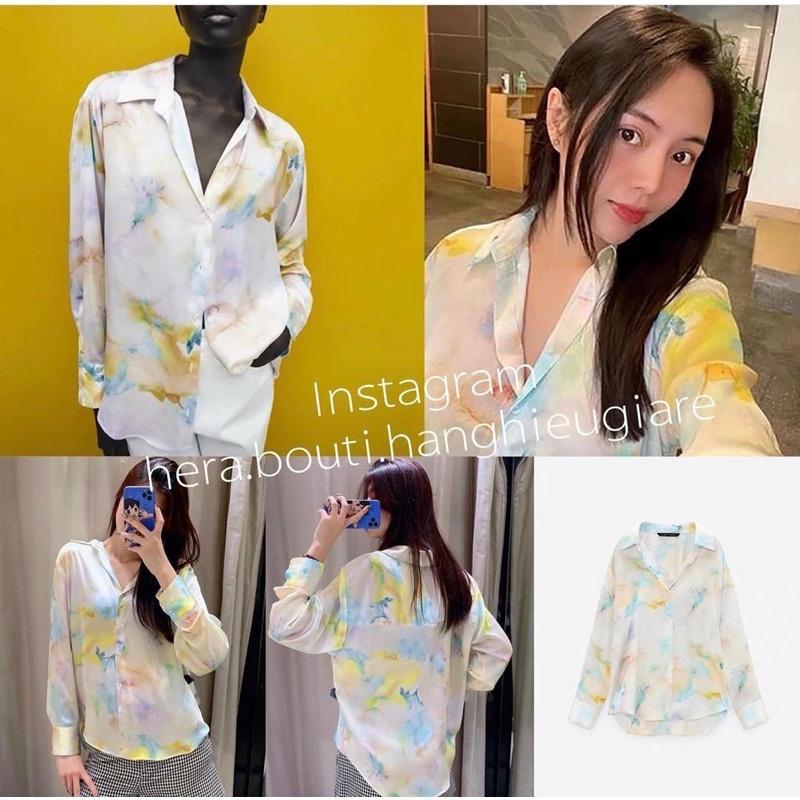 ÁO SƠMI LỤA LOANG MÀU