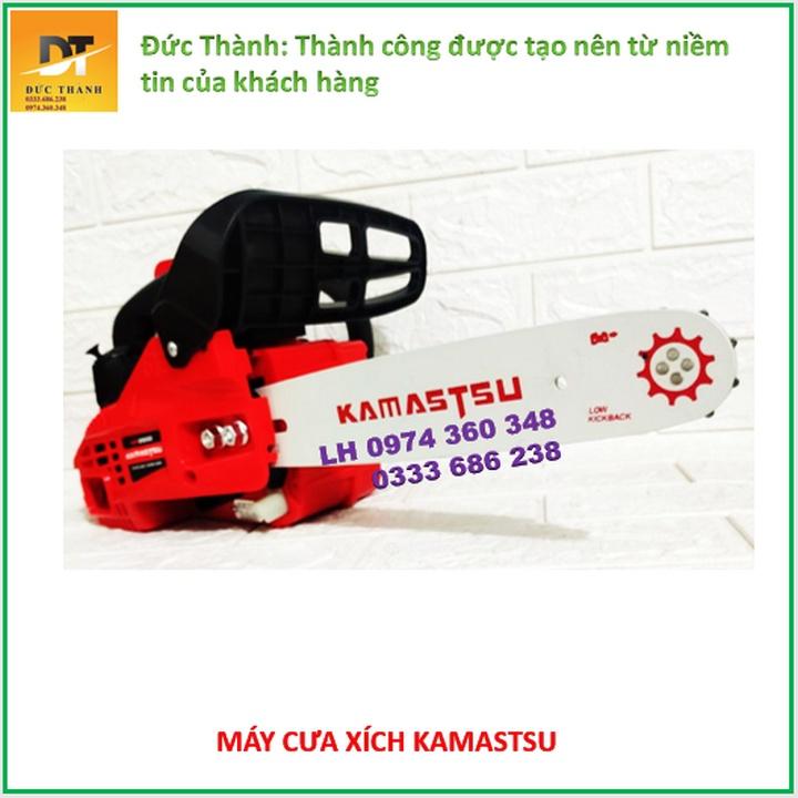 Máy cưa xích chạy xăng KAMASTSU 68CC Siêu khỏe