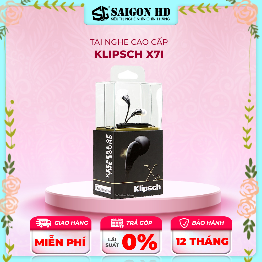 Tai nghe cao cấp KLIPSCH X7I - Hàng chính hãng, giá tốt