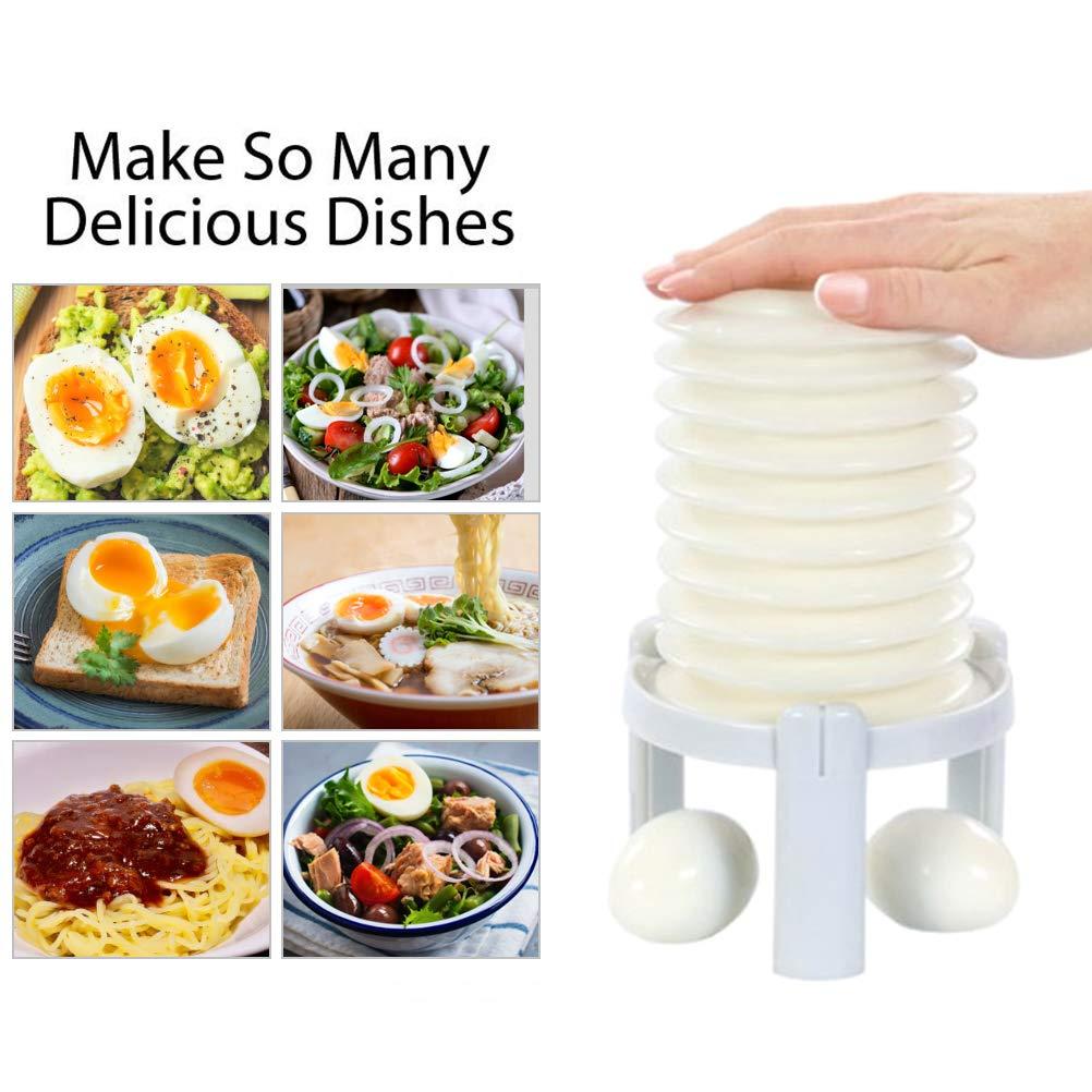 Gọt vỏ trứng cứng - vỏ trứng - bền và di động - dụng cụ nhà bếp để làm sạch trứng gà
