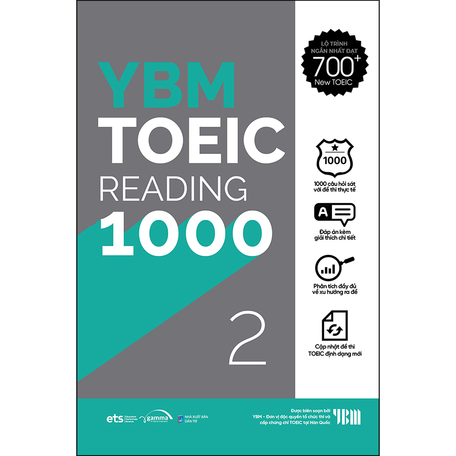 Hình ảnh YBM Actual Toeic Tests RC 1000 - Vol 2