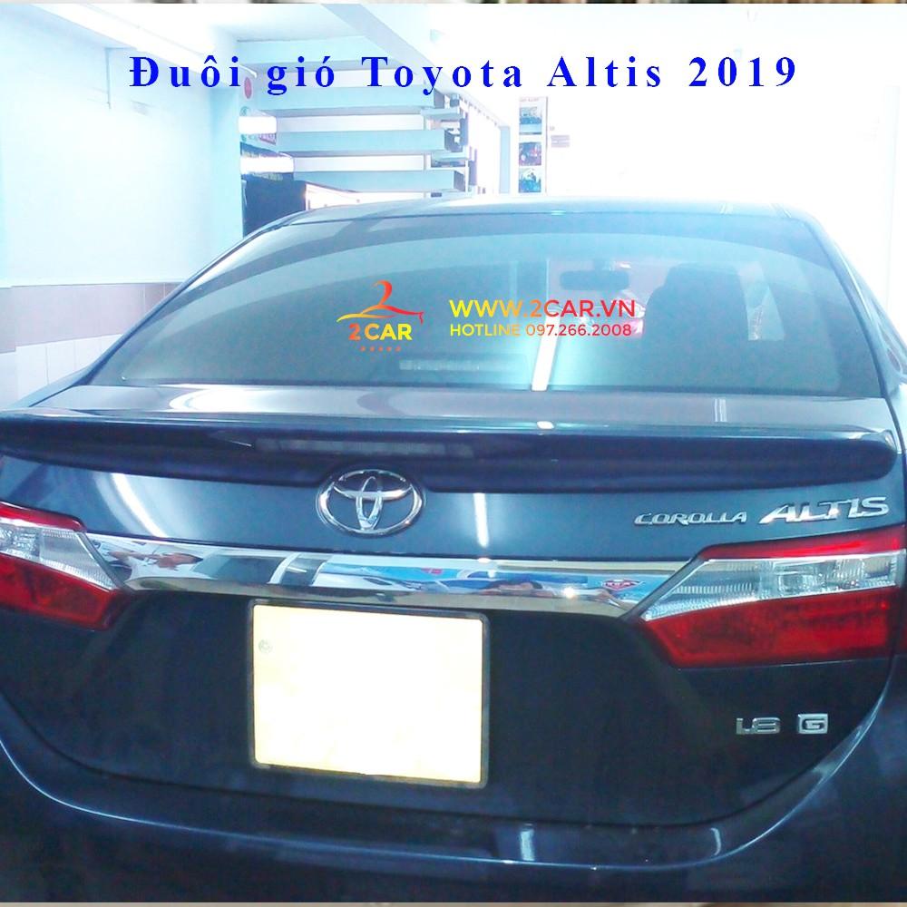Đuôi gió liền cốp xe Toyota Altis 2014 - 2021 hàng mộc chưa sơn