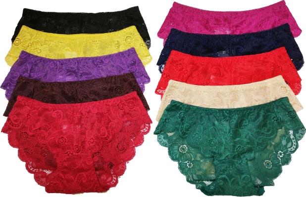 Sét 10 Quần Lót Nữ Ren Sexy Cao Cấp Hàng Xuất Chất Siêu Đẹp ZL001