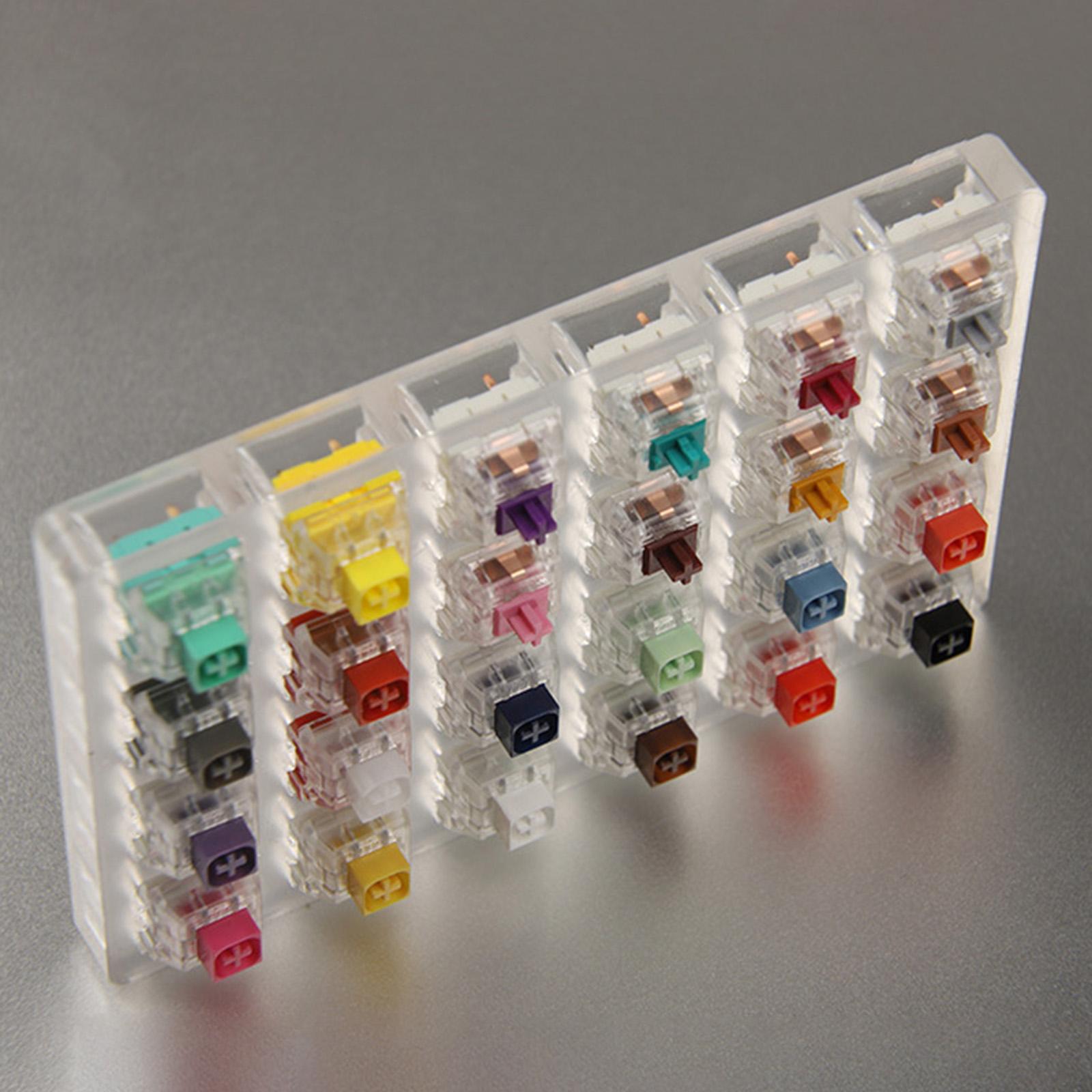 Acrylic Pro 24 Switch Switches Switch Sampler for Mechanical Keyboard