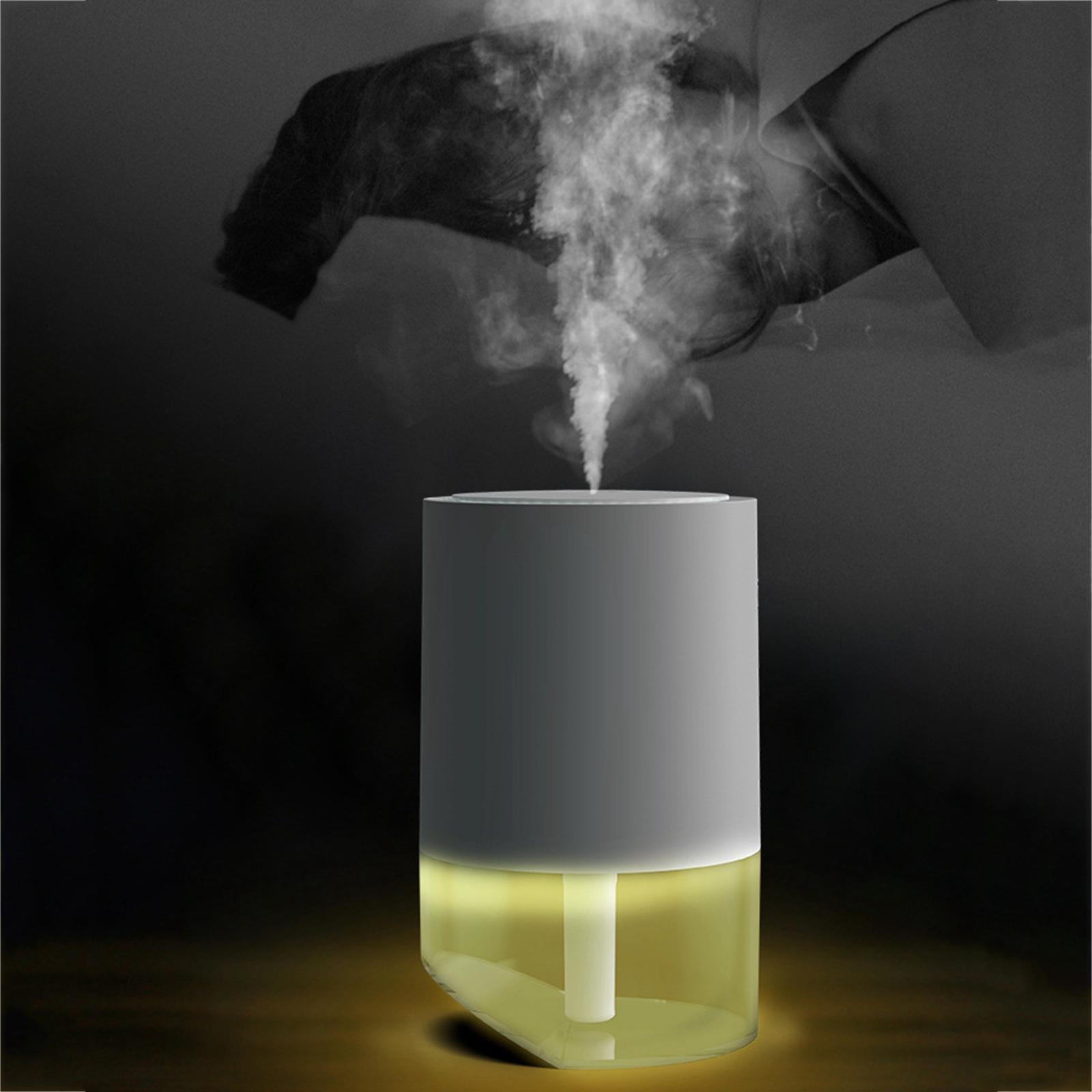 390ml USB Mini Car Home Humidifier Aroma Oil Diffuser Mist Purifier White