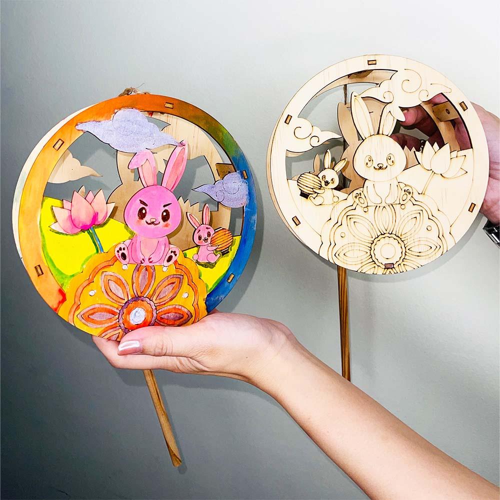 Lồng Đèn Sáng Tạo - Thỏ Ngọc Liên Hoa - Giftbrand GB02