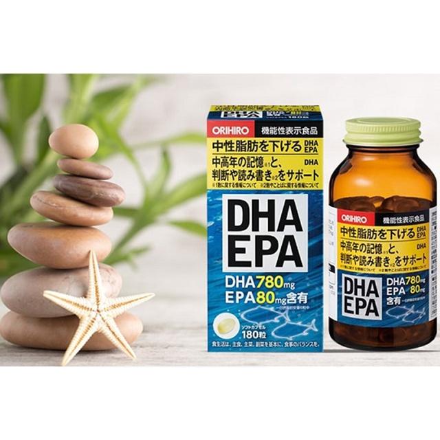 Viên uống bổ não DHA EPA Orihiro 180 viên