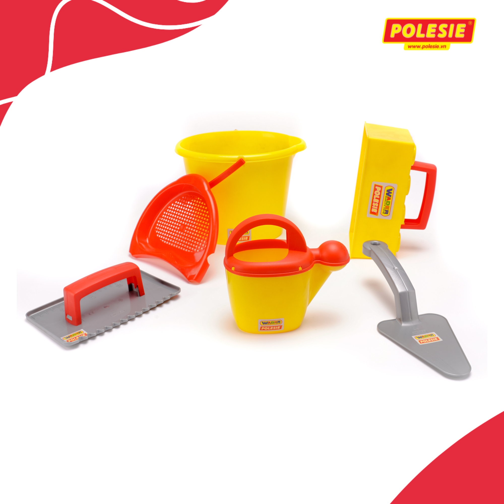 Bộ Đồ Chơi Dụng Cụ Xây Dựng Số 3 Polesie 42217 - Hàng Chính Hãng Nhập Khẩu Châu Âu