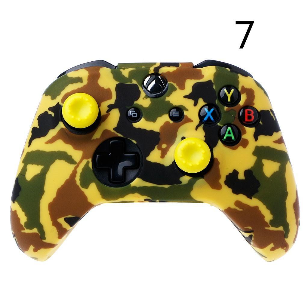 Bộ tay cầm chơi game bằng silicon + 2 nút bấm cho Xbox One x S