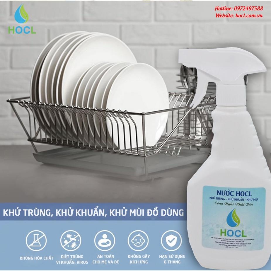 Nước khử trùng khử khuẩn HOCL chai xịt 500ml