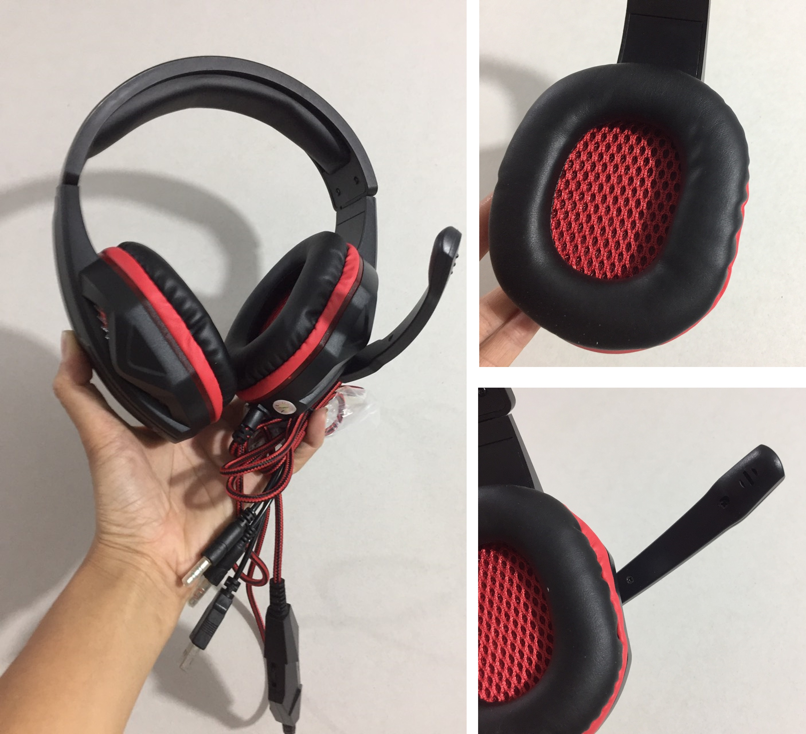 Tai nghe gaming chụp tai 2 chân cắm 3.5mm SOUNDMAX AH314 - Hàng chính hãng