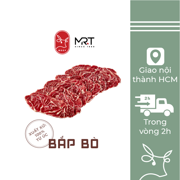 Bắp Bò Úc 500gr | 100% nhập khẩu | Dùng ăn lẩu và nướng | Giao siêu tốc HCM | Mr.T Beef
