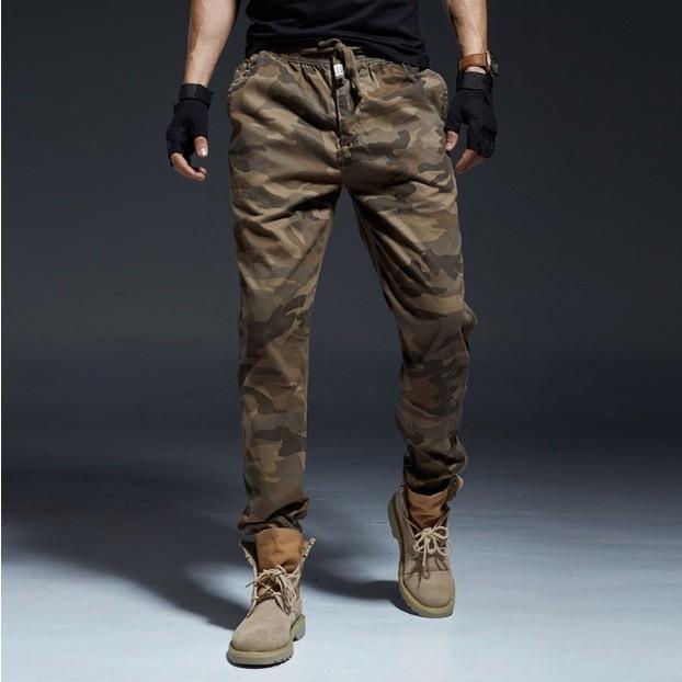 Quần jogger OCGL trơn_dã ngoại - camo cát