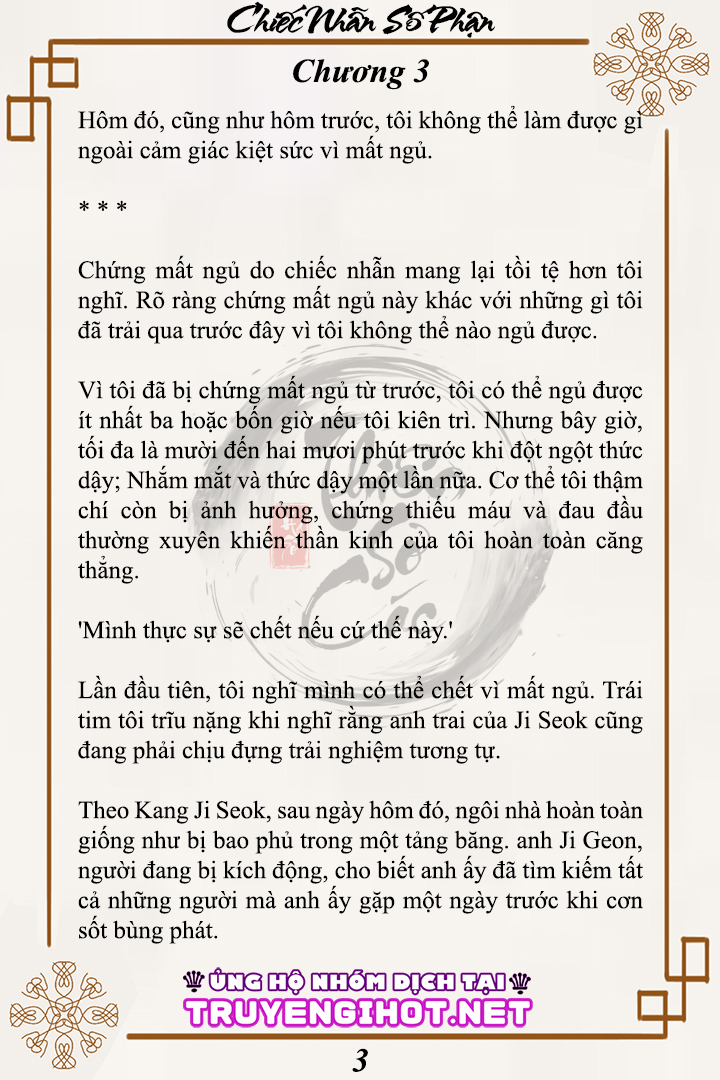 Chiếc nhẫn số phận chapter 3