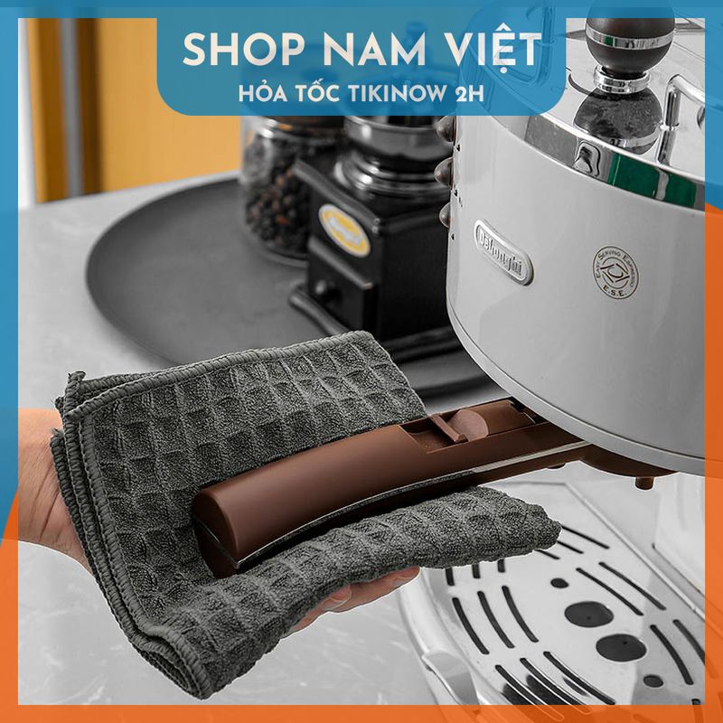 Khăn Vải Cotton Waffle Lau Bếp, Máy Pha Cà Phê, Vật Dụng Quý