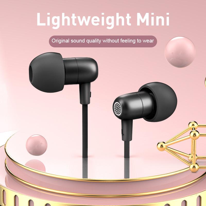 Tai Nghe Có Dây Kim Loại Tai Tai Nghe 저음 Tai Nghe 미니 Tai Nghe Chụp 타이 Dành Cho Điện thoại Di Động Máy Tính Ngủ Đa Năng Tai Nghe Nhét 타이