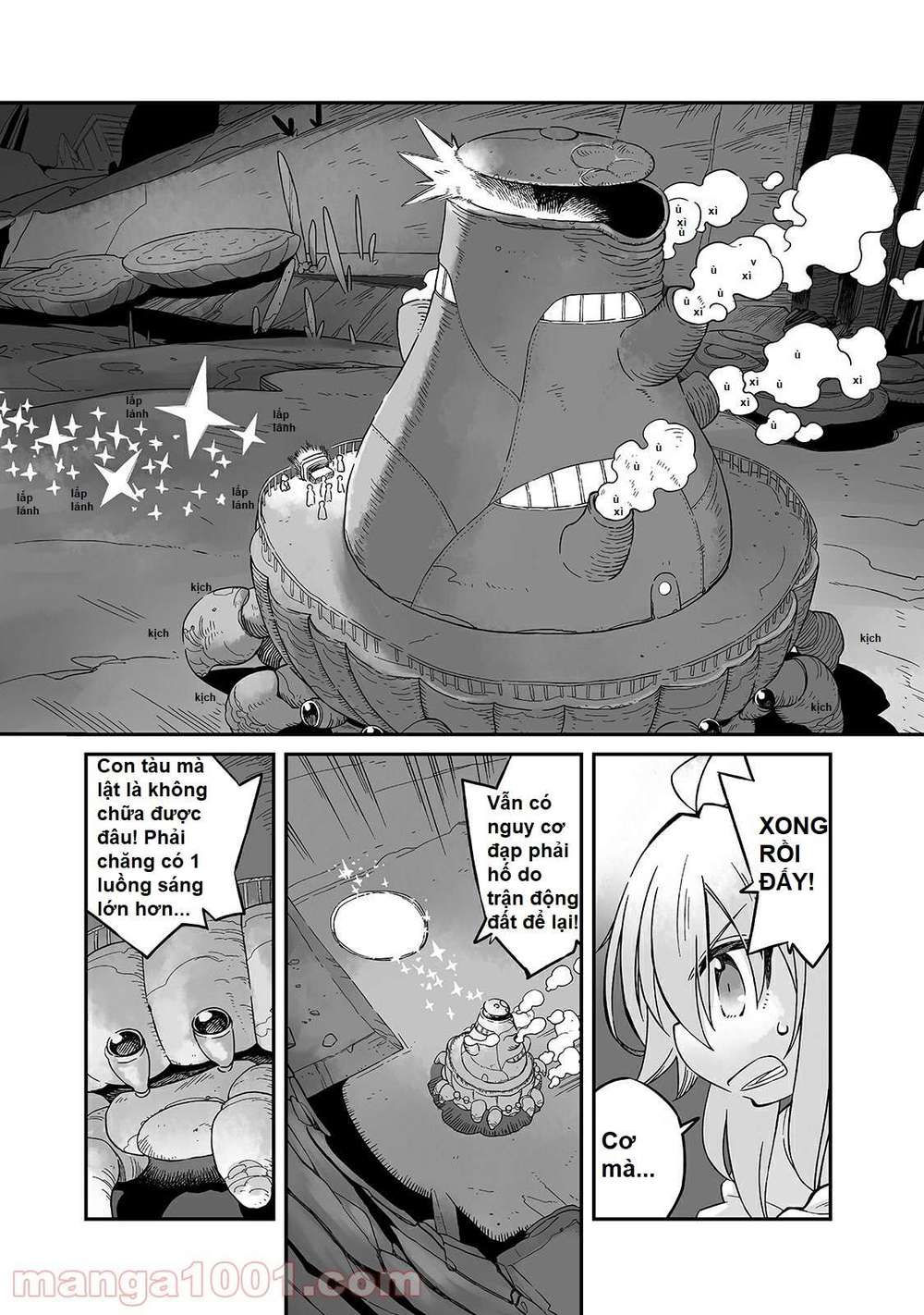 ngay cả khi hậu tận thế, thật hạnh phúc vẫn còn được sống... chapter 17 16