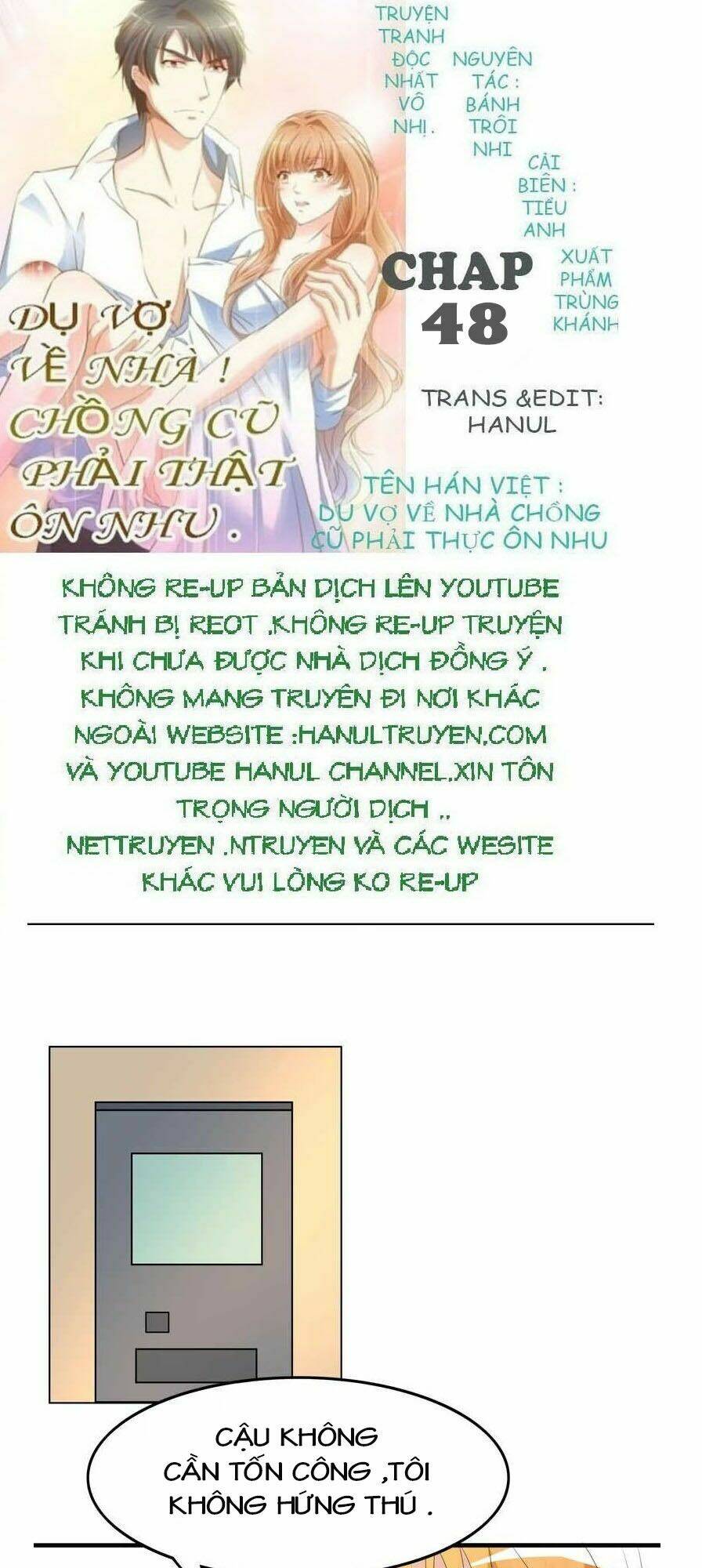 dụ vợ về nhà chồng cũ phải thật ôn nhu chapter 48 1