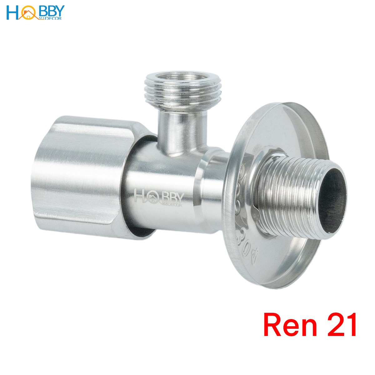 Van điều áp cho sen vòi chữ F inox 304 ren 21 Hobby Home Decor DNF1