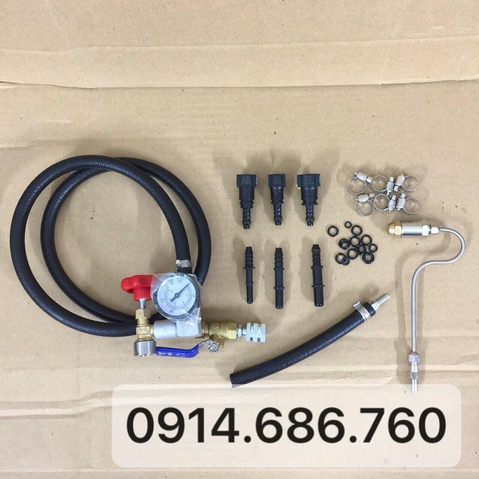 Bộ dụng cụ súc béc, vệ sinh kim phun TRỰC TIẾP trên xe động cơ xăng