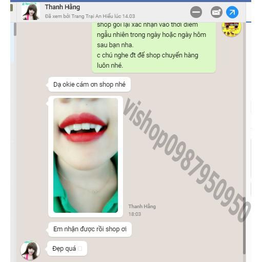 zxcombo răng nanh -răng khểnh giả sứ kèm keo gắn răng