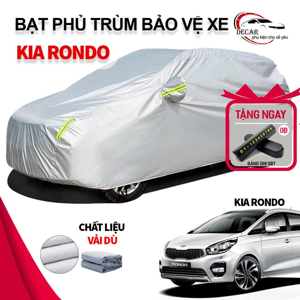 [KIA RONDO] Bạt phủ xe ô tô 3 lớp thông minh, chất liệu vải dù oxford cao cấp, áo trùm bảo vệ xe Kia Rondo che nắng,mưa