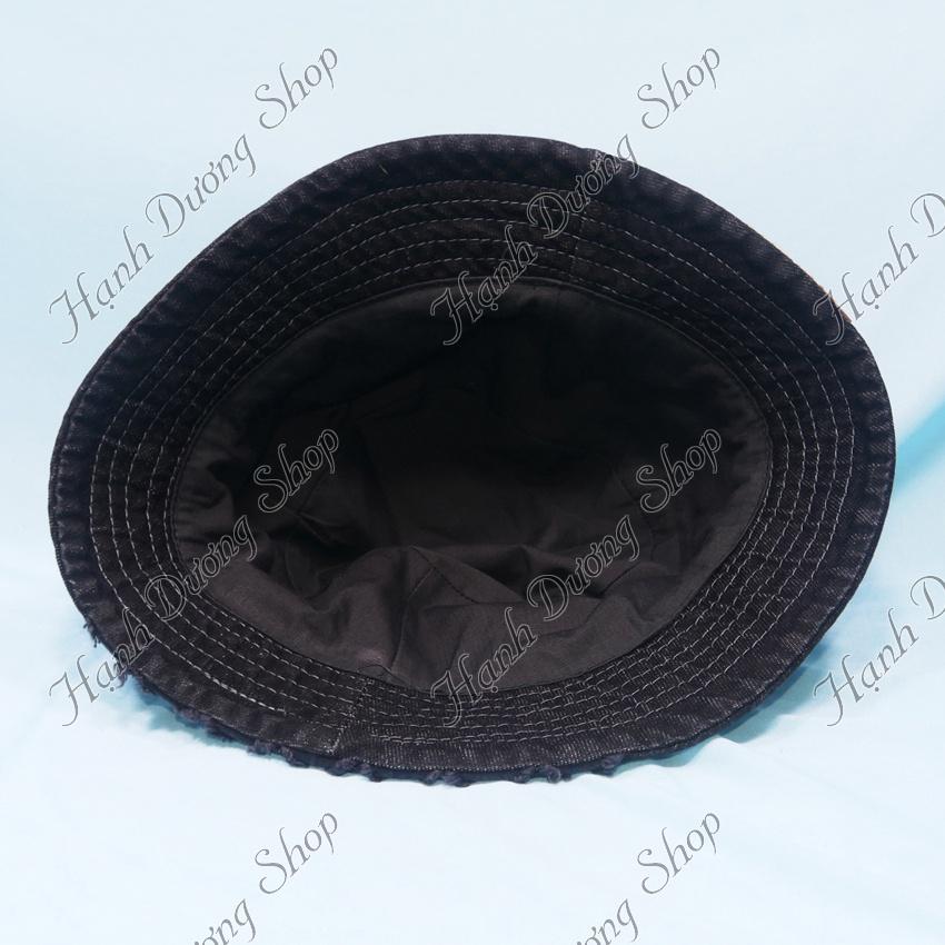 Nón bucket NY rách tua thời trang mũ bucket nón tai bèo rộng vành nam nữ vải jean phong cách Unisex phù hợp cả nam và nữ