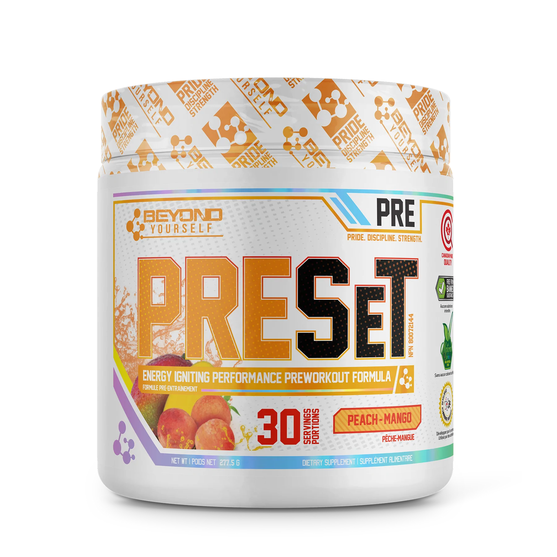 Beyond Yourself Pre Workout Preset Hỗ Trợ Tăng Sức Mạnh Và Năng Lượng Trước Tập (30 Lần Dùng)