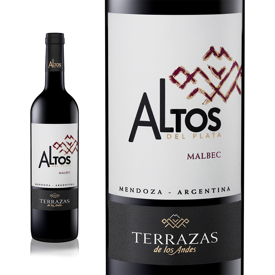 Rượu vang đỏ Terrazas Altos Malbec 13.5% - 15.5% 750ml - Không hộp