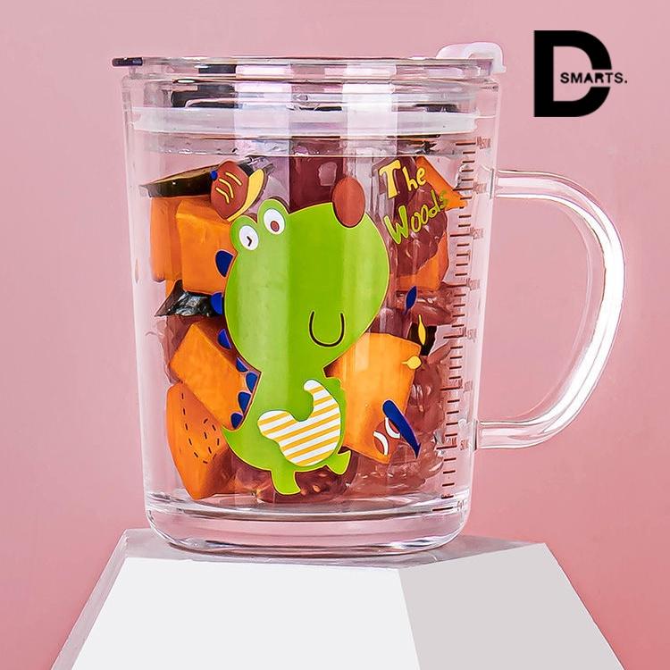 Cốc thủy tinh chống tràn tuyệt đối thiết kế nhỏ gọn,dung tích 400ml dễ dàng mang theo mọi nơi
