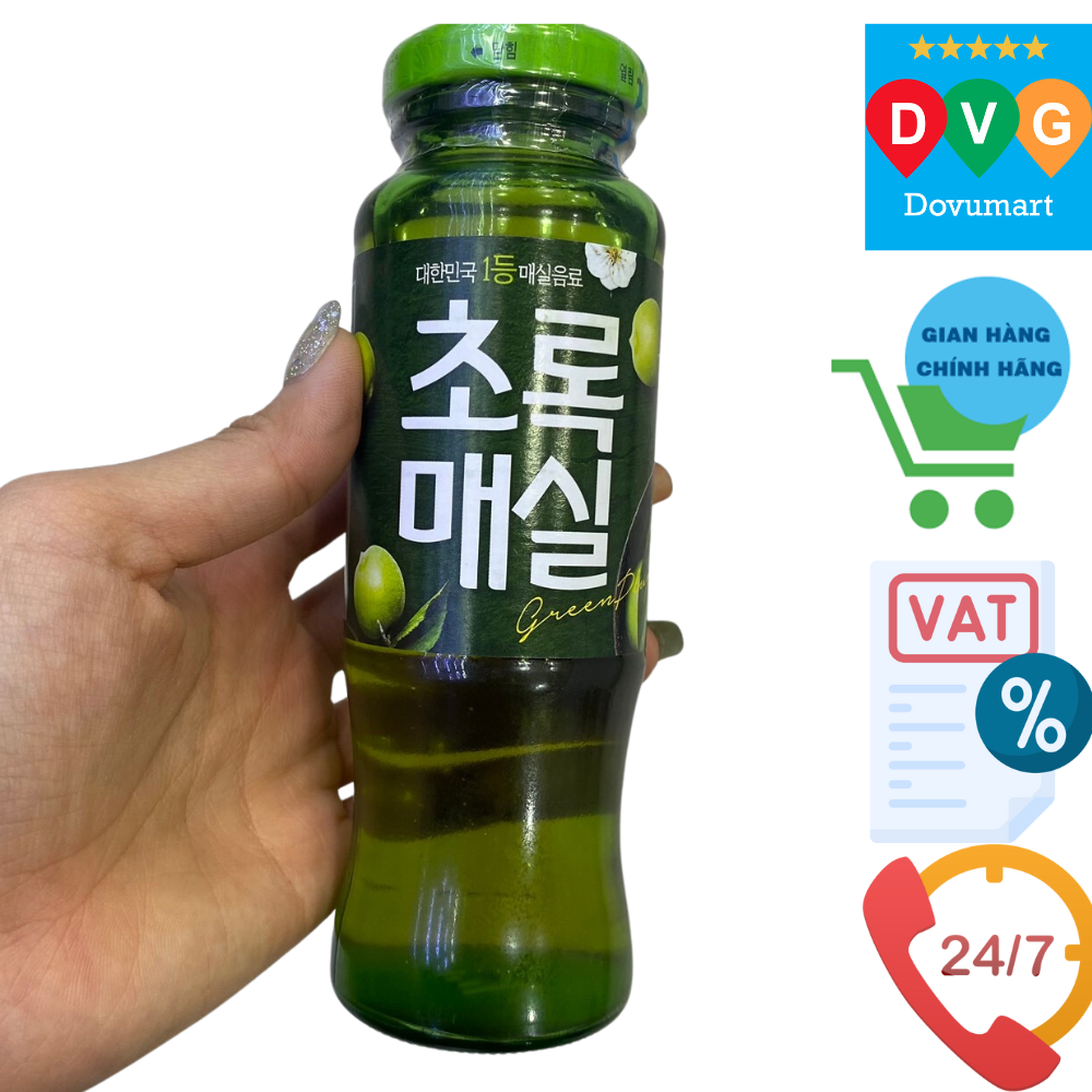 Nước Mận Xanh Woongjin Hàn Quốc Chai 180ML / 웅진) 초록매실 180ML