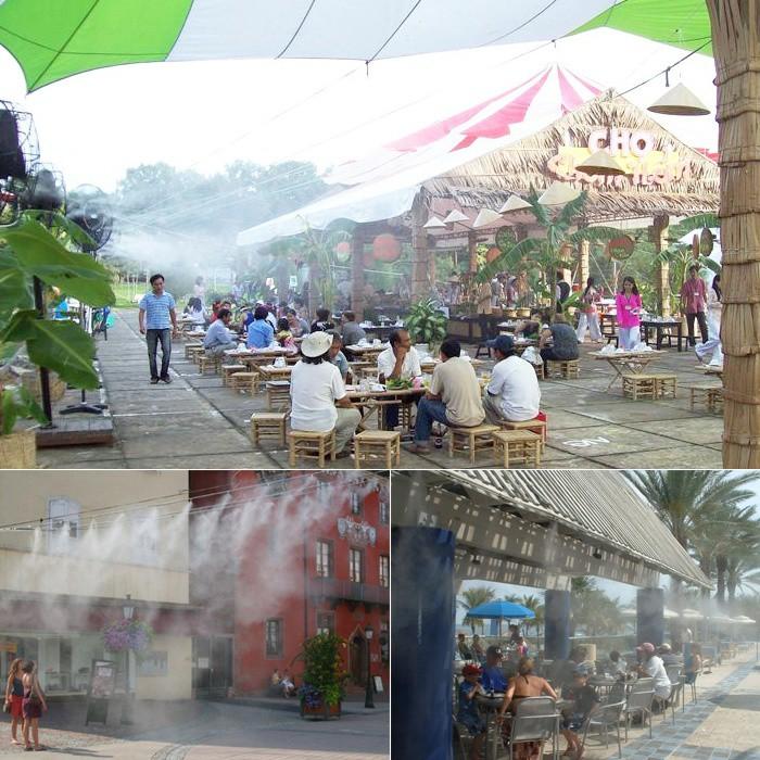 Bộ phun sương làm mát không gian 15 béc kèm lọc cao cấp và 30m dây