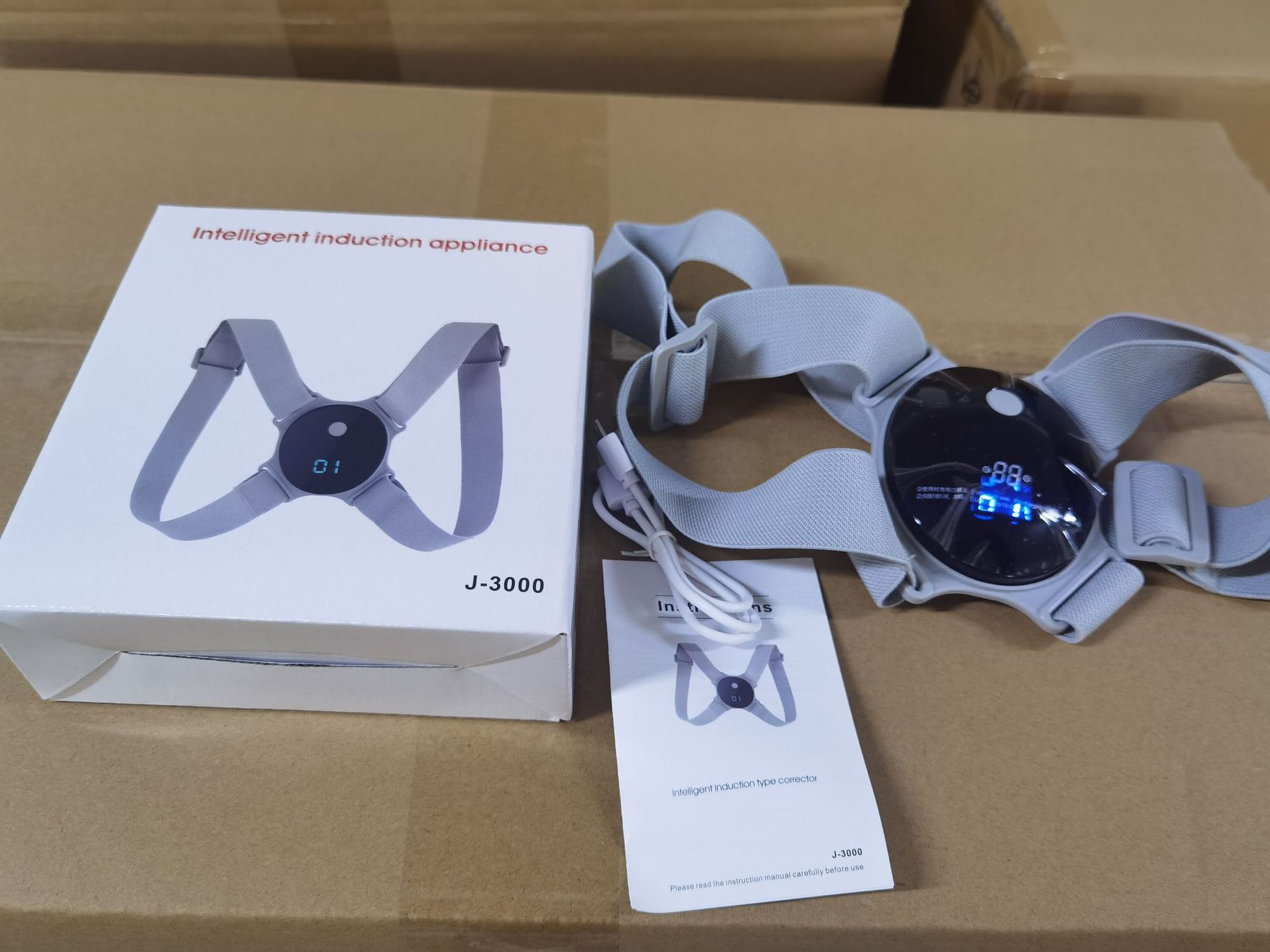 Đai Nịt Chống Gù Lưng Tự Động Nhắc Nhở Màn Hình Led J3000