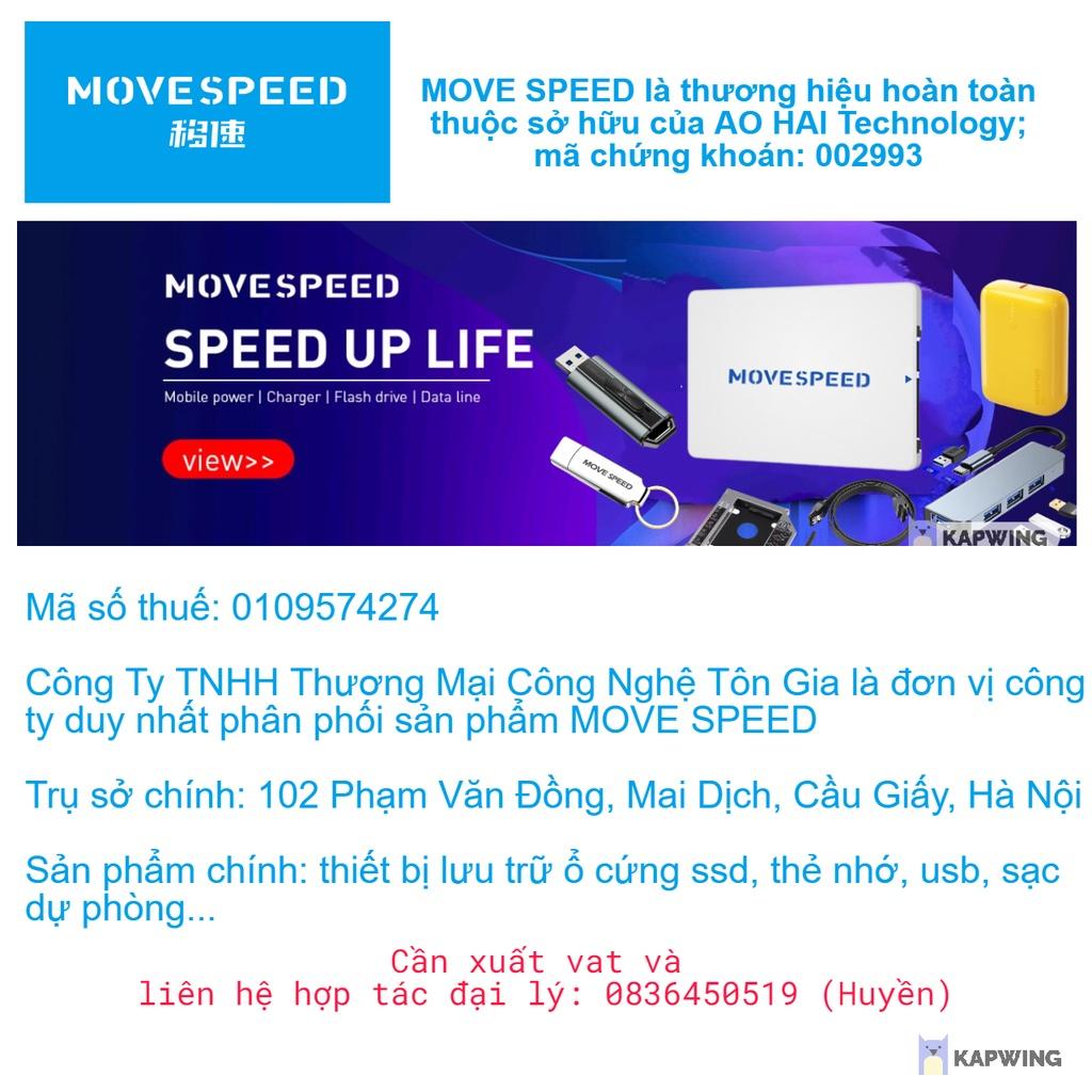 Ổ cứng ssd MOVE SPEED SATA III 256GB - hàng chính hãng