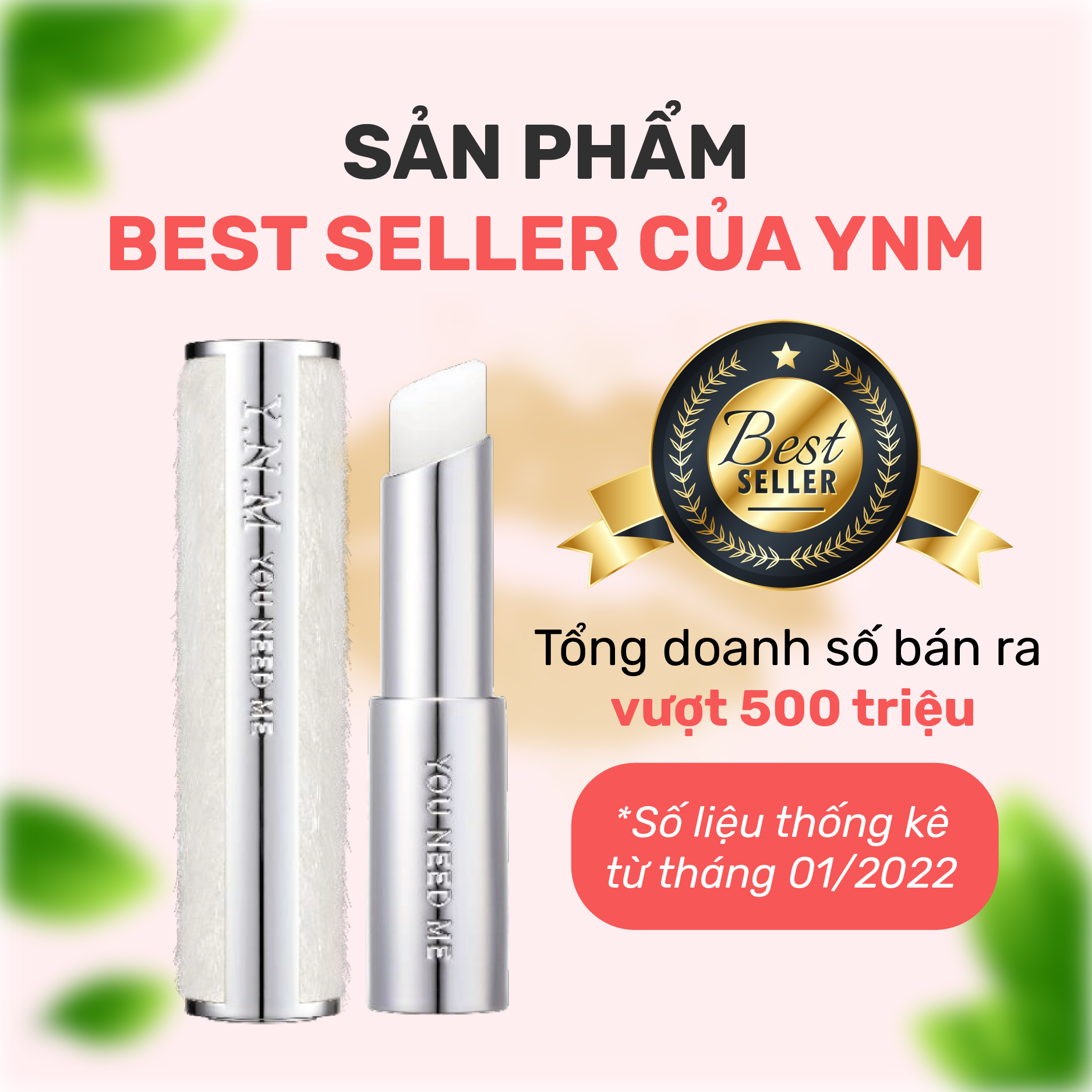 Son dưỡng môi không màu YNM Natural Melting Honey Lip Balm Không Màu 3g