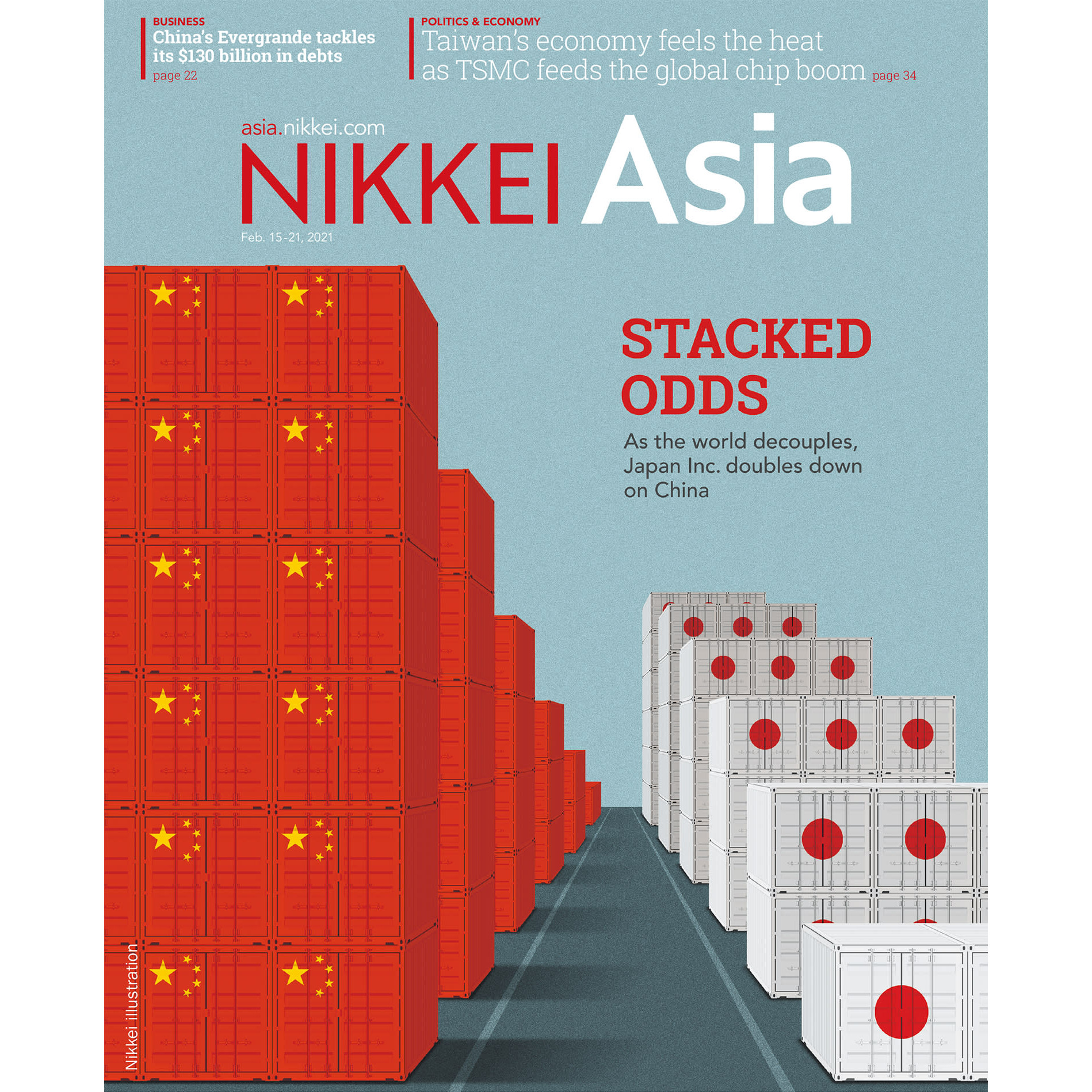 Nikkei Asian Review: Nikkei Asia - 2021: STACKED ODDS - 7.21, tạp chí kinh tế nước ngoài, nhập khẩu từ Singapore