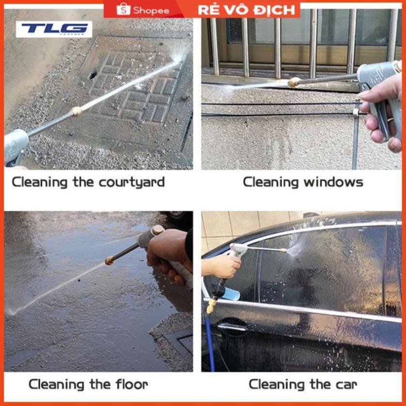 Vòi tưới cây rửa xe đa năng , vòi xịt nước làm bằng chất liệu KIM LOẠI có 3 KIỂU PHUN - 206701-1