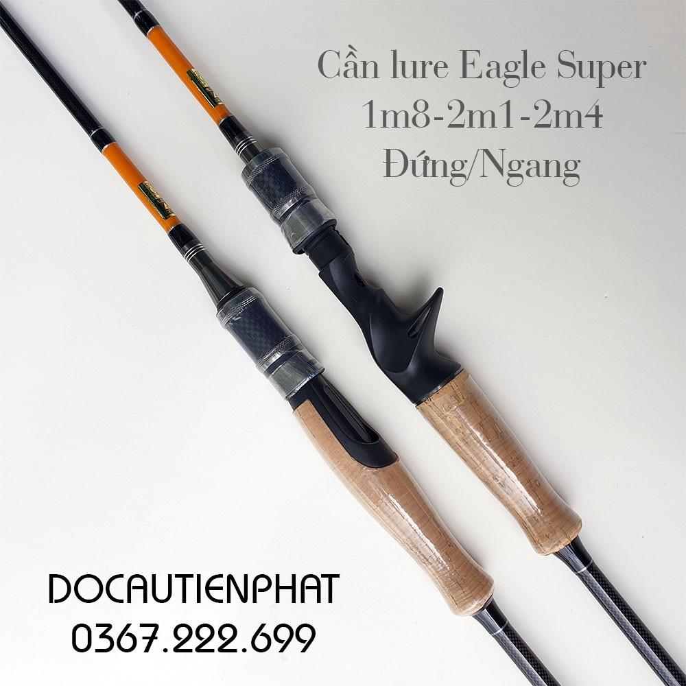 Cần câu lure 2 ngọn Eagle Super máy ngang - máy đứng 2 ngọn 1m8 , 2m1 , 2m4