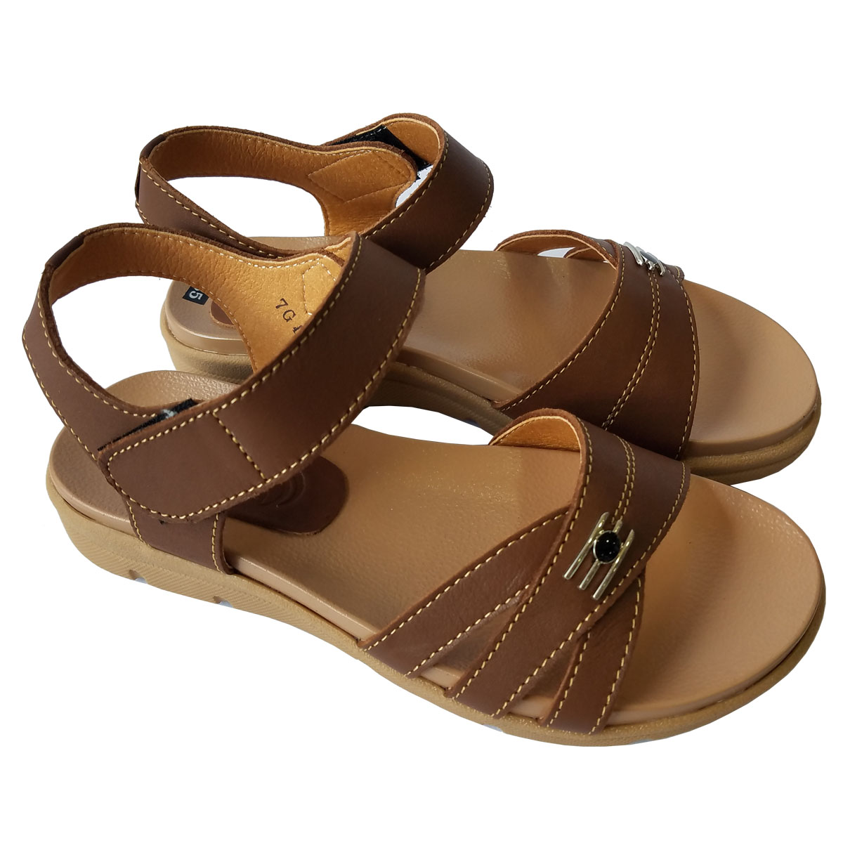 Giày Sandal Nữ BIGGBEN Da Bò Thật SDN33