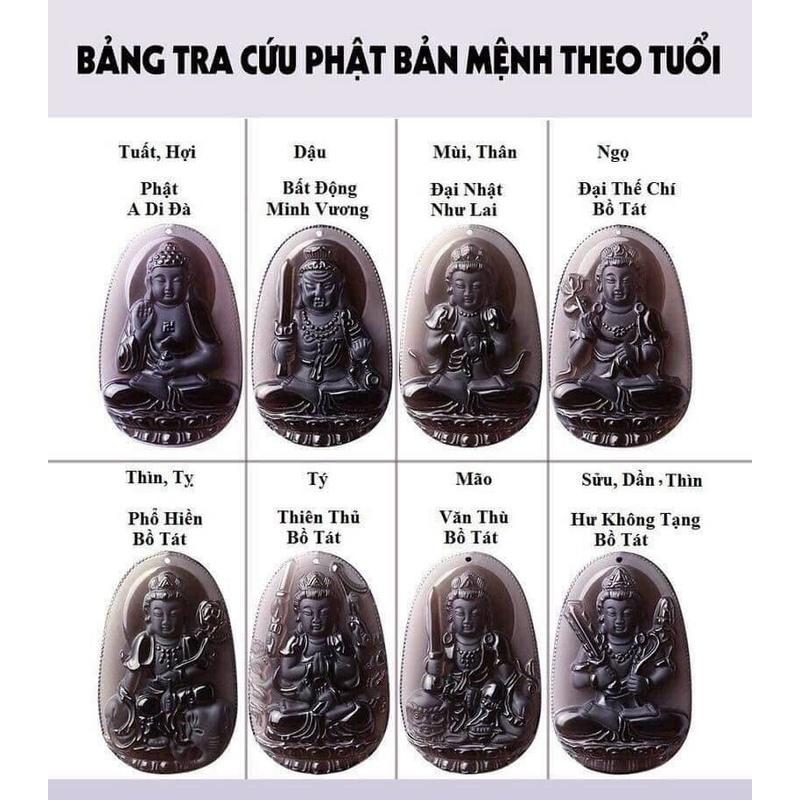 Mặt Phật Bản Mệnh-Vòng Tay Trầm Hương Tốc-Theo Tuổi-Theo Mệnh-Lạc Việt Trầm Hương