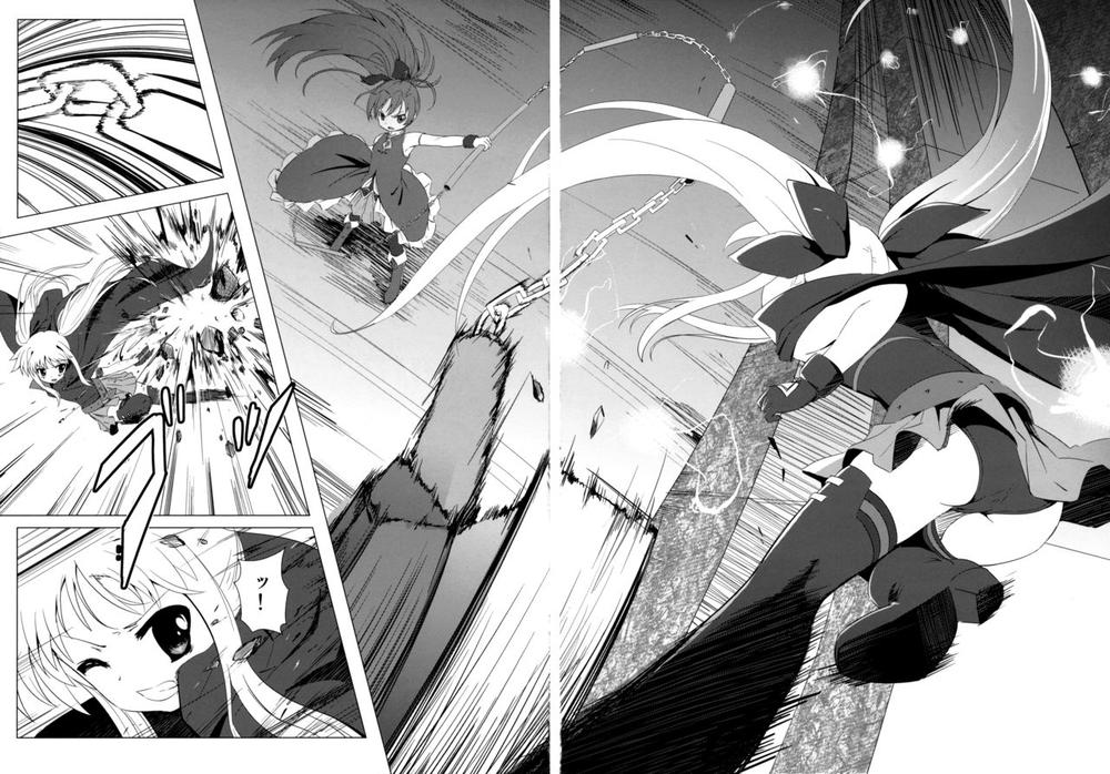 mahou shoujo lyrical nanoha x madoka (crossover) chapter 2 17