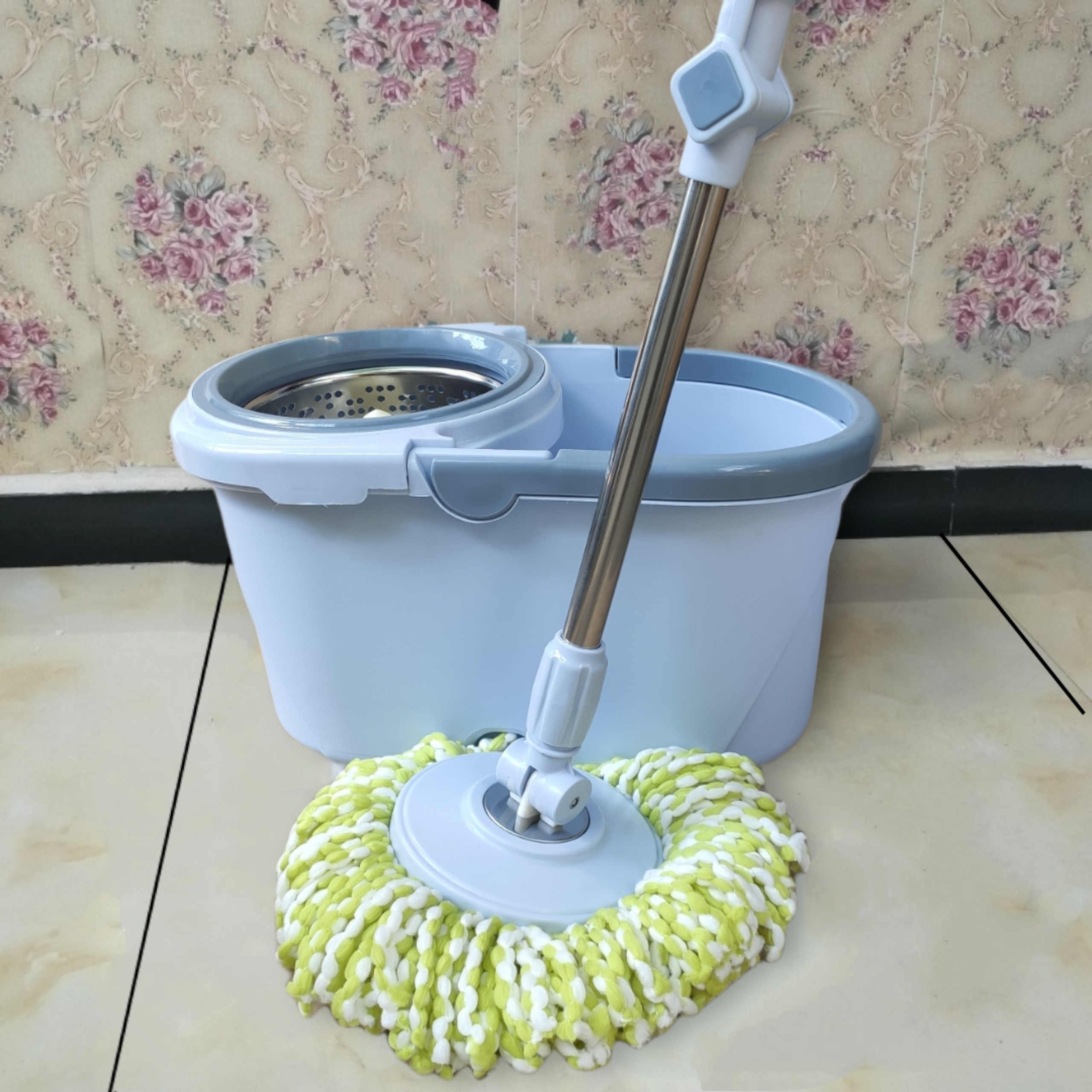 Bộ lau nhà 360 cao cấp, chim cánh cụt JAPAN Mop tiêu chuẩn hàng xuất nhật (tặng gạt nước silicon )