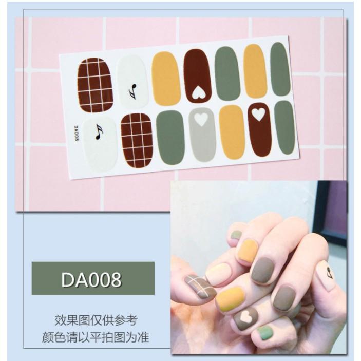 Dán móng tay 3D Korean Style Fashion nail sticker loại tốt