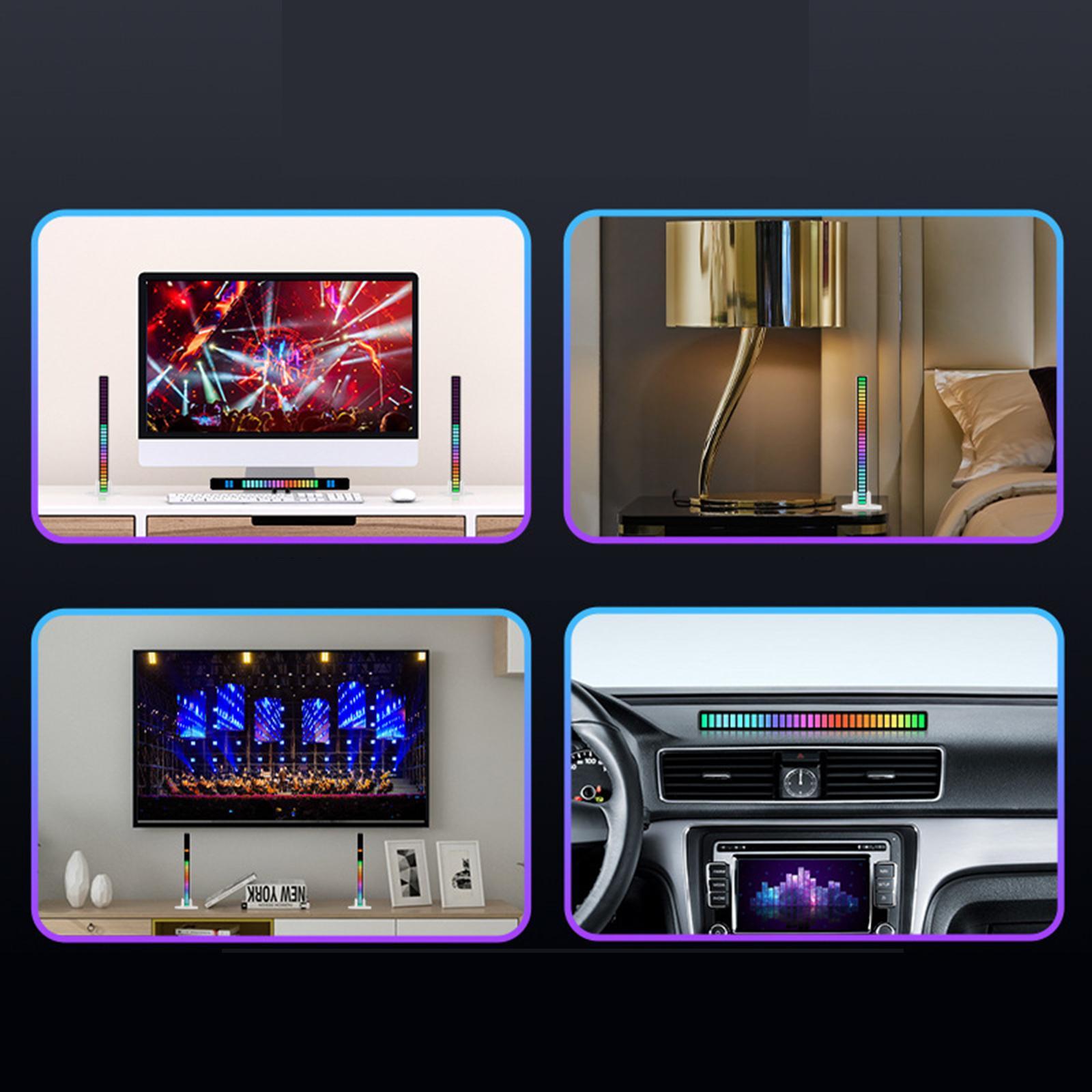 Voice Control RGB Light Color Change for Car Gaming DJ