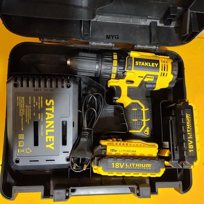 MÁY KHOAN PIN CẦM TAY 18V STANLEY SCD20D2K- HÀNG CHÍNH HÃNG