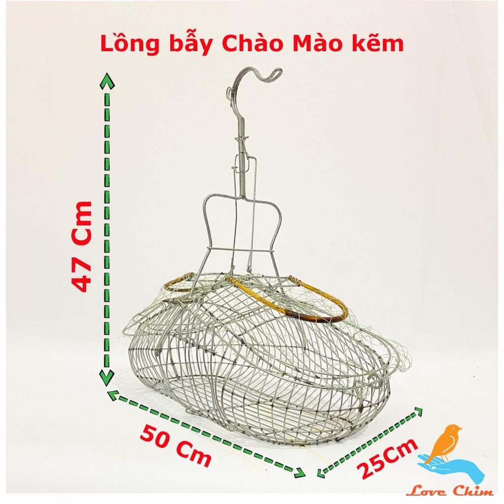 Lồng bẫy Chào Mào - Khuyên DABAMO, Bẫy chim Chào Mào - Khuyên, Lồng bẫy chim Chào Mào,Khuyên chất liệu kẽm