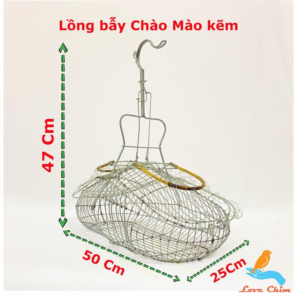 Lồng bẫy Chào Mào - Khuyên DABAMO, Bẫy chim Chào Mào - Khuyên, Lồng bẫy chim Chào Mào,Khuyên chất liệu kẽm