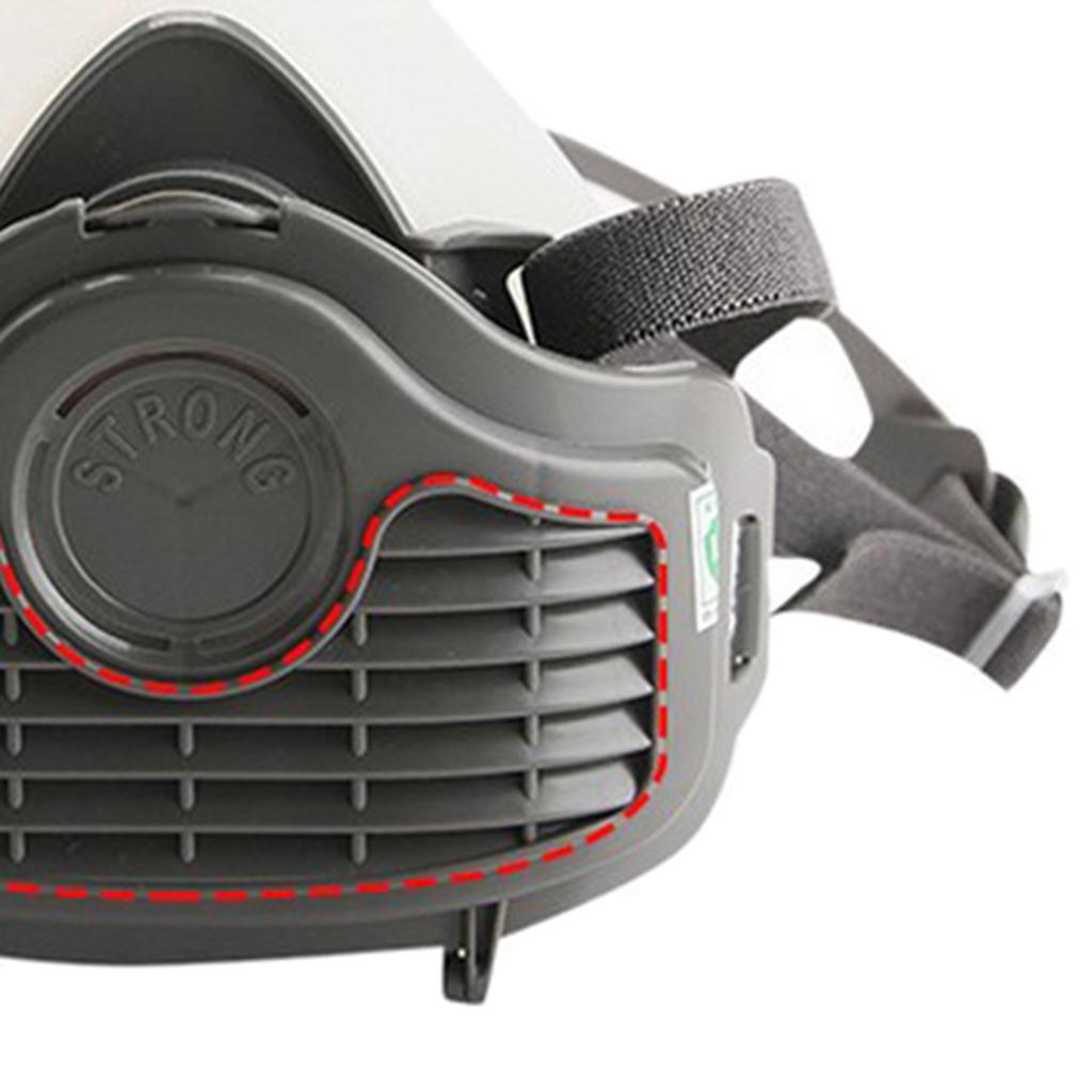 Silica Gel Half Face Dust Mask Breathing Dust-proof Anti-fog Mask