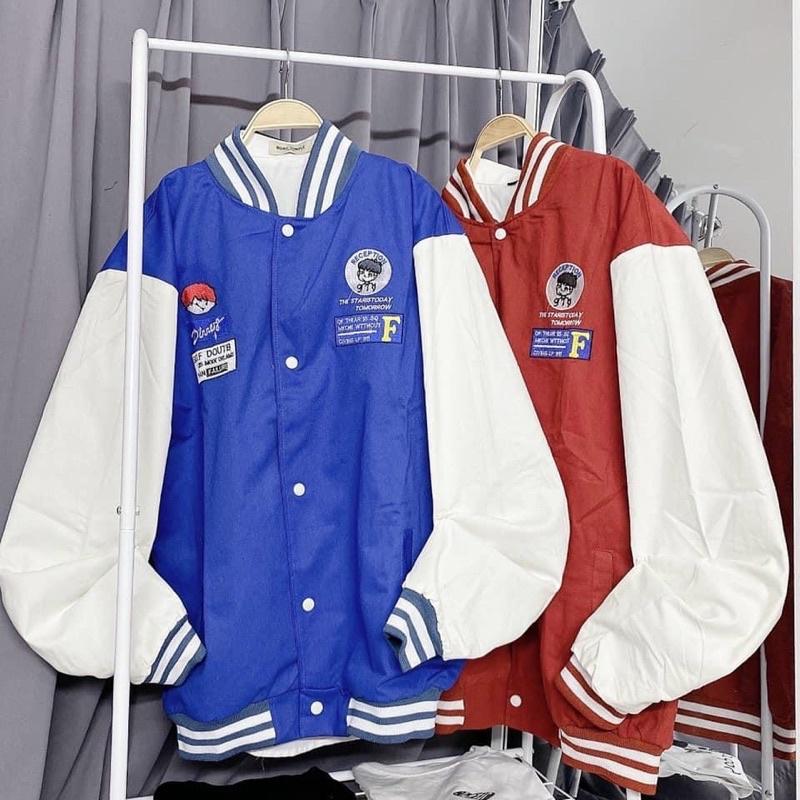 Áo bomber đầu lâu ảnh thật unisex